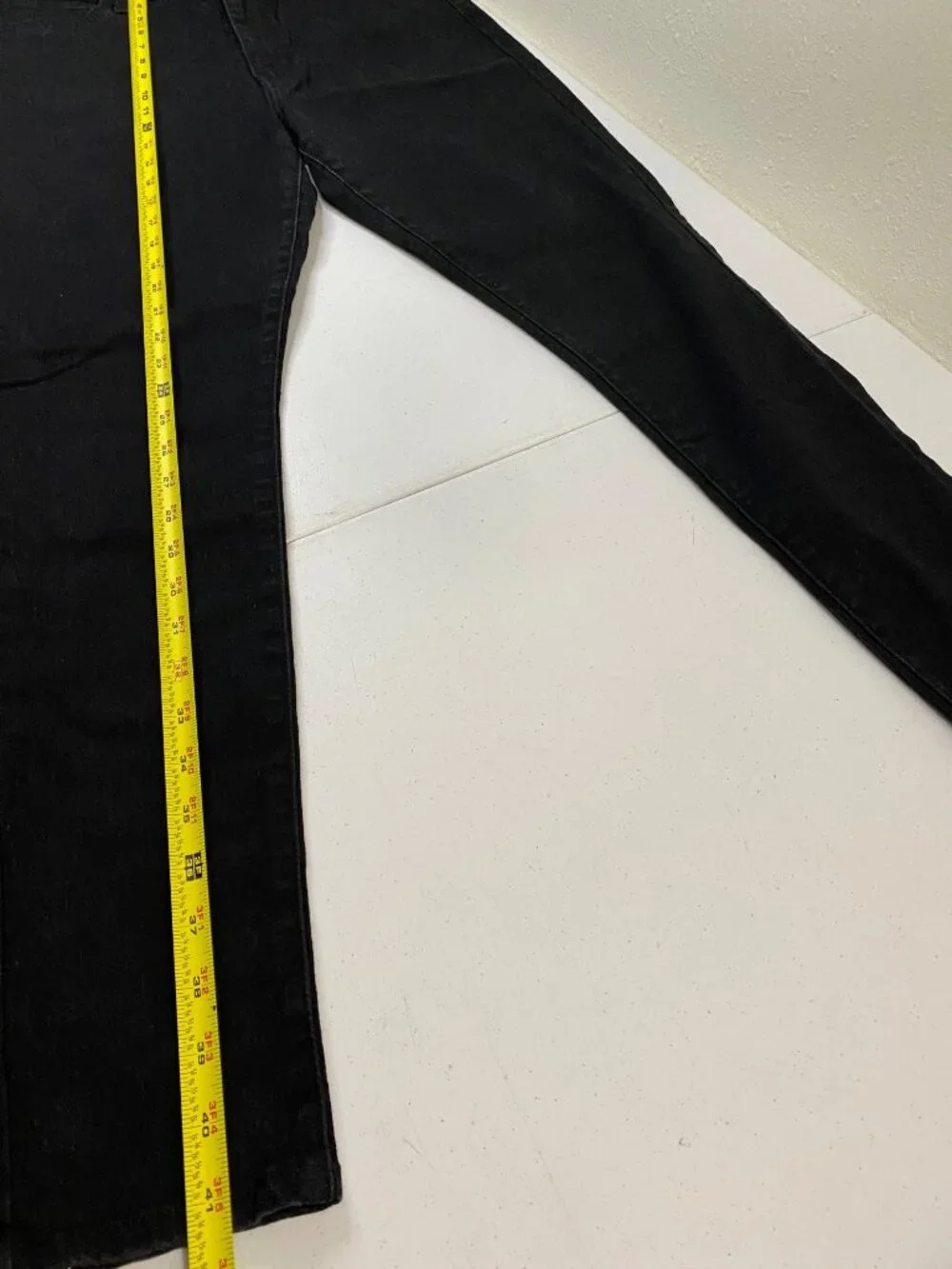 Levis 720 High Rise Super Skinny Jeans Womens 33x30 Black Stretch Denim - Picture 6 of 11